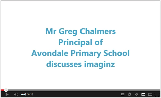 Mr. Greg Chalmers, Principal of Avondale Primary School discusses imaginz